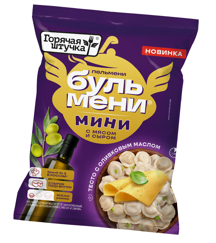 Бульмени mini с мясом и сыром