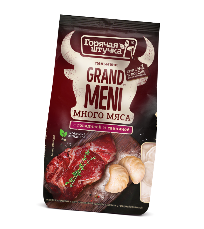 Grandmeni с говядиной и свининой