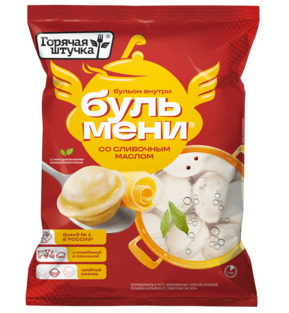 Бульмени со сливочным маслом